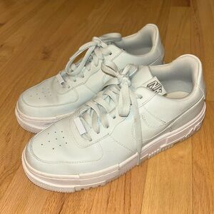 Nike Mint Light Blue Air Force One Sneakers
